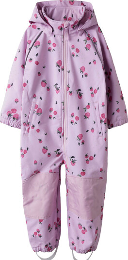 Name It Mini Snekkerbukse nmfAlfa08 Softshell Suit Aop Rosa