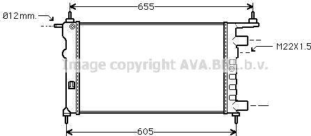 PRASCO OLA2261 Radiator motorkjøling PRASCO OLA2261 Radiator motorkjøling