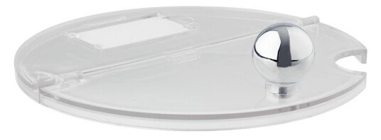 APS Lokk Lou med fordypning; 14.5 cm (Ø); Transparent