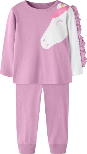 Name It Nmfreteq Night Set FULL BLOOMING PINK 110