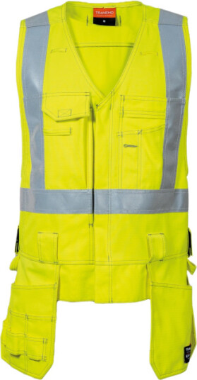 Tranemo Multinorm Håndverksvest Unisex, Str. (US/ CA): XL, Gul, Kl.1/2