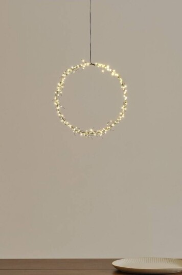 PORTIA LED krans ø 40 cm Svart PORTIA LED krans ø 40 cm Svart