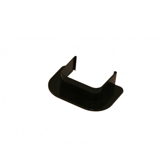 VEGGMUFFE TIL KANAL 80X60MM SORT