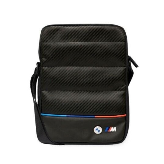 BMW Bmtb10pucartcbk Nettbrettveske 10 Tommer Svart/Svart Karbonnylon Trefarget BMW Bmtb10pucartcbk Nettbrettveske 10 Tommer Svart/Svart Karbonnylon Trefarget