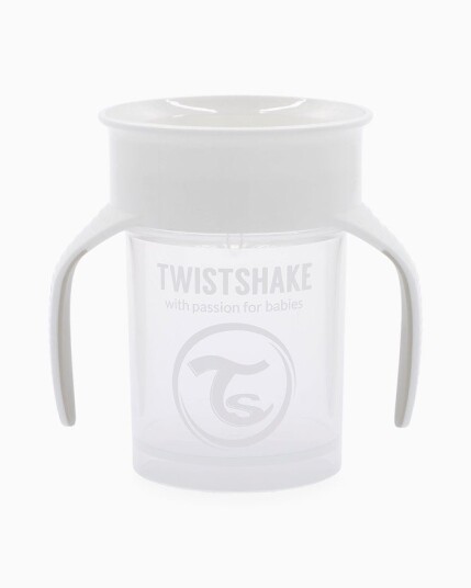 Twistshake 360 Cup 6+m White