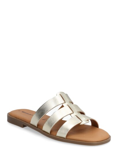 Tamaris Women Slides Gold 41 Tamaris Women Slides Gold 41