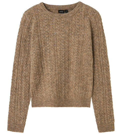 LMTD Genser Strikk NlfKave Sepiafarget fargetone LMTD 11 12 år 146 152 Genser Brun