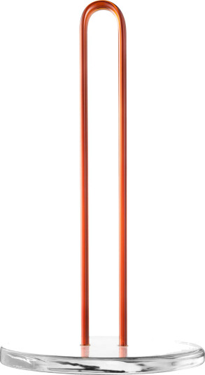 Muurla Loop kjøkkenpapirholder 26 cm Klar amber