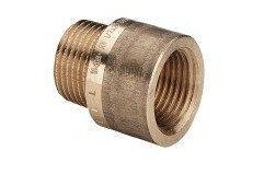 Viega 1/2" x 15mm Silisium Bronse Gjengeforlenger for Vannpumper Viega 1/2" x 15mm Silisium Bronse Gjengeforlenger for Vannpumper