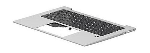HP SPS-TOPCOVER W/KB BL SR PVCY