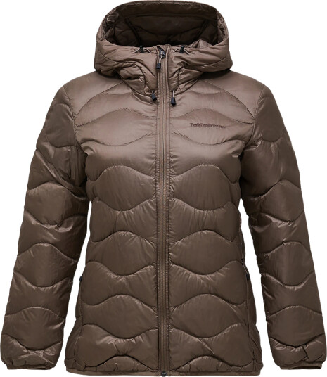 Peak Performance Helium Down Hood Jacket Women Brun XS