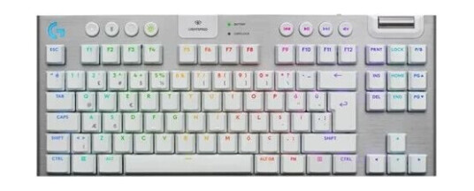 Logitech G G915 X LIGHTSPEED - TKL - Tactile - 80 % TKL - Gamingtastatur - Amerikansk Engelsk - Hvit