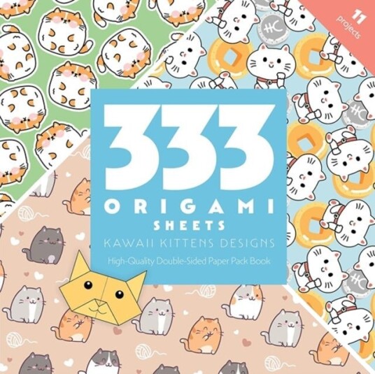 333 Origami Sheets Kawaii Kittens Designs 333 Origami Sheets Kawaii Kittens Designs