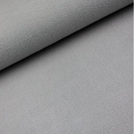 Balsløw Polar Fleecestoff 150cm 010 Sølv 50cm