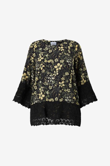 Zhenzi Bluse Zh opha 929 3/4 Grønn