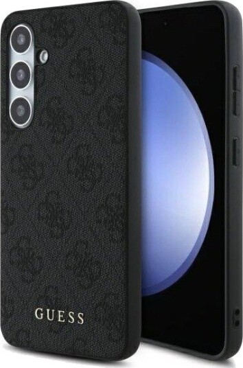 GUESS GUHCS24FEG4GFGR S24 FE S721 gray/gray hardcase 4G Metal Gold Logo