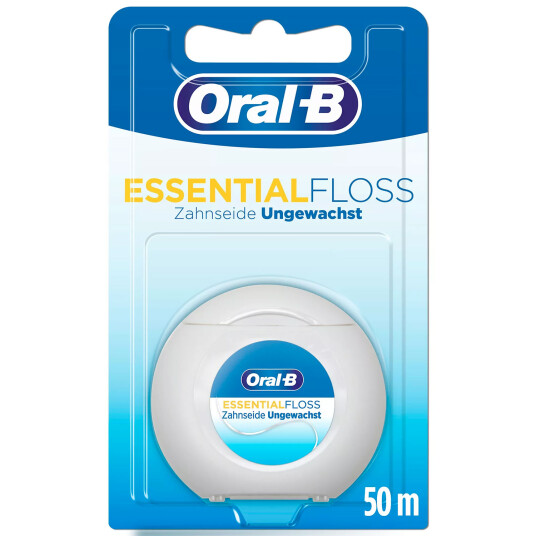 Oral-B Tanntråd Uten Voks Essential Uvokset Floss 50 mtr. Oral-B Tanntråd Uten Voks Essential Uvokset Floss 50 mtr.