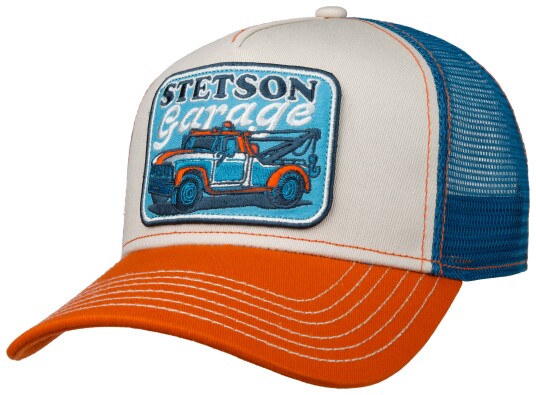 Stetson Men's Trucker Cap 's Garage Red/Black OneSize, Red/Black