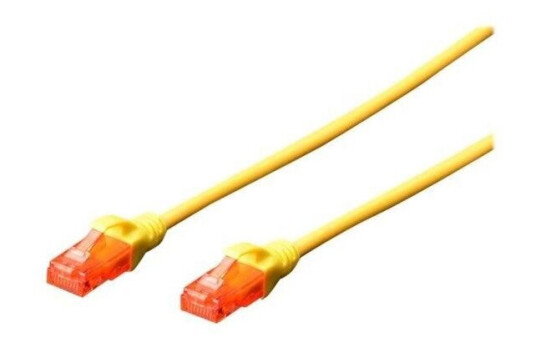 DIGITUS Professional patch cable 1 m yellow Gul 1 meter