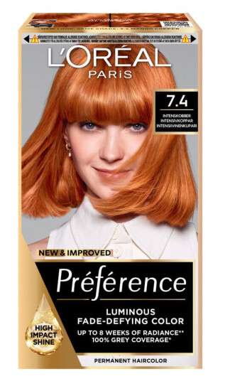 L"Oréal Paris Préférence 7.4 Mango Copper Mango Copper 7.4 L"Oréal Paris Préférence 7.4 Mango Copper Mango Copper 7.4