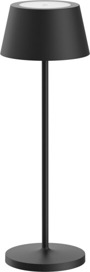 Iris oppladbar bordlampe 1,9W 2300K IP54 Svart