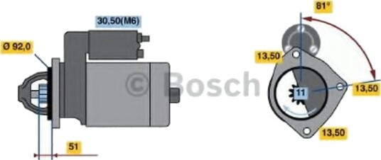 BOSCH 0 986 018 370 Starter