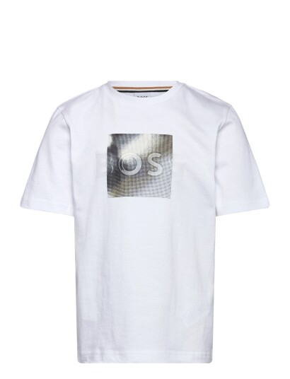 BOSS Short Sleeves Tee Shirt White 150