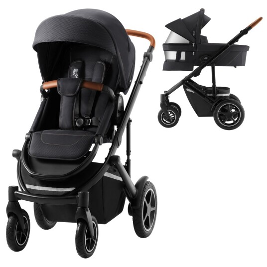 Barnevogn Komplett Britax Smile 4 Fossil Grey Ink. Bag