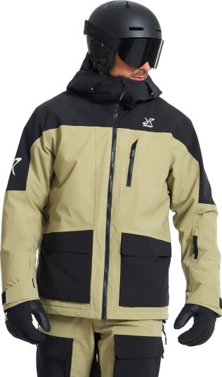 RevolutionRace Skalljakke Turjakke & Vindjakke AccXel Insulated 2L Ski Jacket Herre Aloe/Black Størrelse:4XL