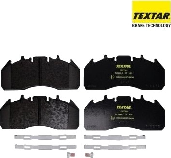 TEXTAR 2927301 Bremseklosser TEXTAR 2927301 Bremseklosser