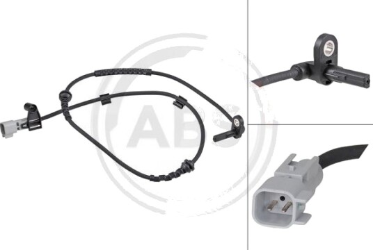 Sensor, ABS A.B.S. 32072