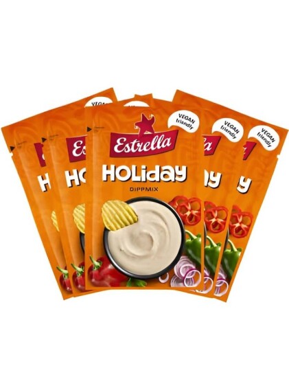 18 stk Holiday Dipmix   Mild Paprika og Løksmak   Hel Eske 468 gram