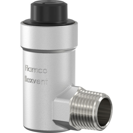 Flamco Flexvent Automatisk Luftepotte 1/2 Vinkel Tåler 50% Glycol Flamco Flexvent Automatisk Luftepotte 1/2 Vinkel Tåler 50% Glycol