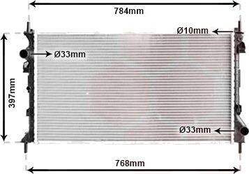 VAN WEZEL 18002382 Radiator motorkjøling