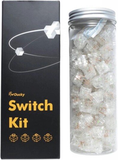 Ducky Kailh Y Jellyfish Switches, Mechanisch, 5-Pin, Linear, Mx-Stem, 50 G - 110 Stück Ducky Kailh Y Jellyfish Switches, Mechanisch, 5-Pin, Linear, Mx-Stem, 50 G - 110 Stück