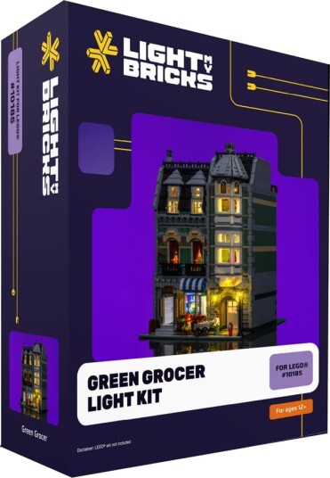 Light My Bricks Green Grocer lyssett