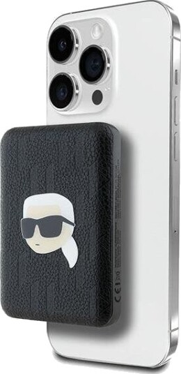Karl Lagerfeld Induksjons Powerbank 16W 5000mAh Svart med MagSafe