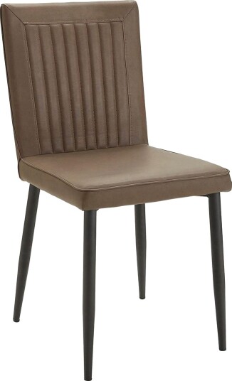 Pinon Spisestol Kunstlær 2-pk - Brun