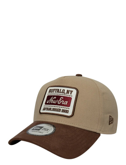 New Era Ne Patch Suede Eframe Newera Beige ONE SIZE