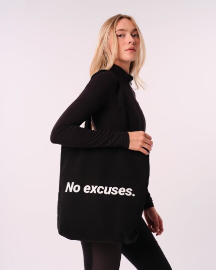 Tights.no No Excuses Tote Black One Size