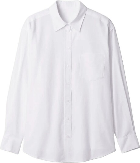 GAP Organic Cotton Oxford Big Shirt   White   XS