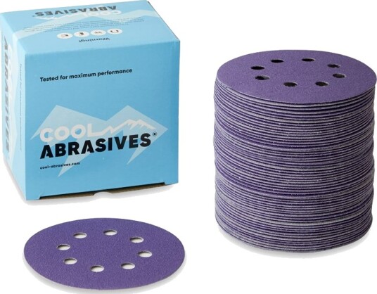 ø125mm slipeskiver 50 stk. Cool Violet Korn P100 ø125mm slipeskiver 50 stk. Cool Violet Korn P100