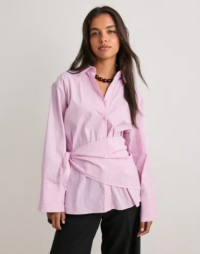 Neo Noir Rosa Dita Scarf Stripe Shirt