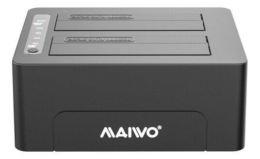 Deltaco 2-Port USB 3.1 Gen 2 HDD Dokkingstasjon - Svart