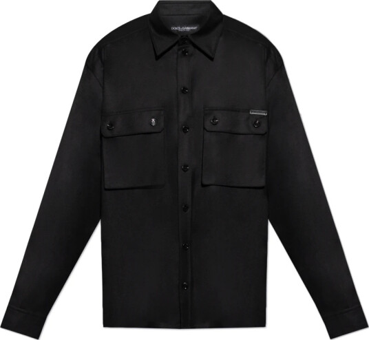 Dolce & Gabbana Herre Skjorter Svart XL,