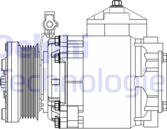 AC kompressor DELPHI CS20525 AC kompressor DELPHI CS20525