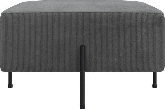 Menard Compact Sittepuff 70 cm Kvadratisk Grå