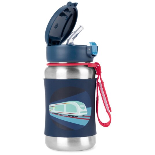 Skip Hop Spark Style stainless steel straw bottle train Skip Hop Spark Style stainless steel straw bottle train