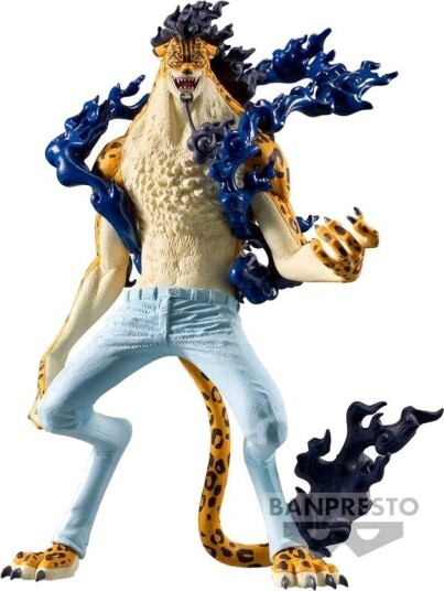 Northix One Piece Rob Lucci-figur 19 cm samleobjekt