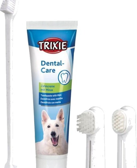 Trixie Tannpleiesett Med Tannkrem Og Tannbørste Trixie Tannpleiesett Med Tannkrem Og Tannbørste